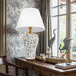 Настольная лампа с цветочной росписью Lamp Flower Painting варинант исполнения - 5 | Loft Concept в Грозном