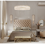 Бра с каскадом из прозрачного хрусталя и корпусом золотого цвета Constant Sparks варинант исполнения - 6 | Loft Concept в Грозном