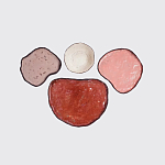 Сет из 4-х тарелок «QARTZITE» варинант исполнения - 1 | Loft Concept в Грозном