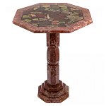 Кофейный стол из натуральных камней Лемезит и Яшма Natural Stone Tables варинант исполнения - 5 | Loft Concept в Грозном