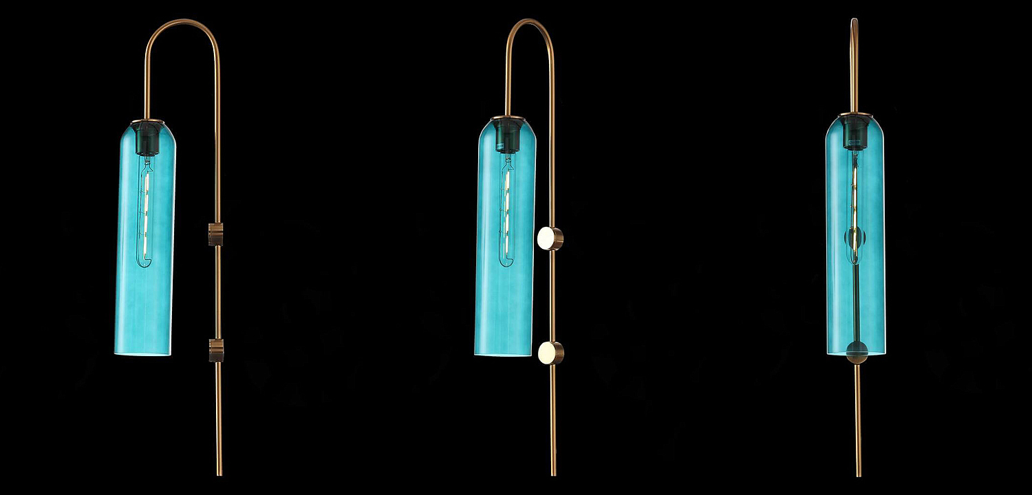 Бра ARTICOLO float Wall Sconce Blue Бра ARTICOLO float Wall Sconce Blue - Loft-Concept в Грозном