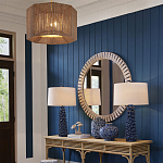 Настольная лампа с корпусом из цветков колокольчика Cascade of Blue Flowers варинант исполнения - 3 | Loft Concept в Грозном