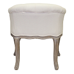 Кресло низкое в стиле прованс Бежевый Лен Louis French Armchair  варинант исполнения - 2 | Loft Concept в Грозном