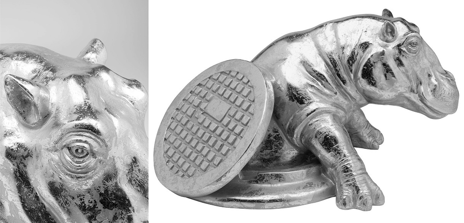 Статуэтка Chrome Hippo - Loft-Concept в Грозном