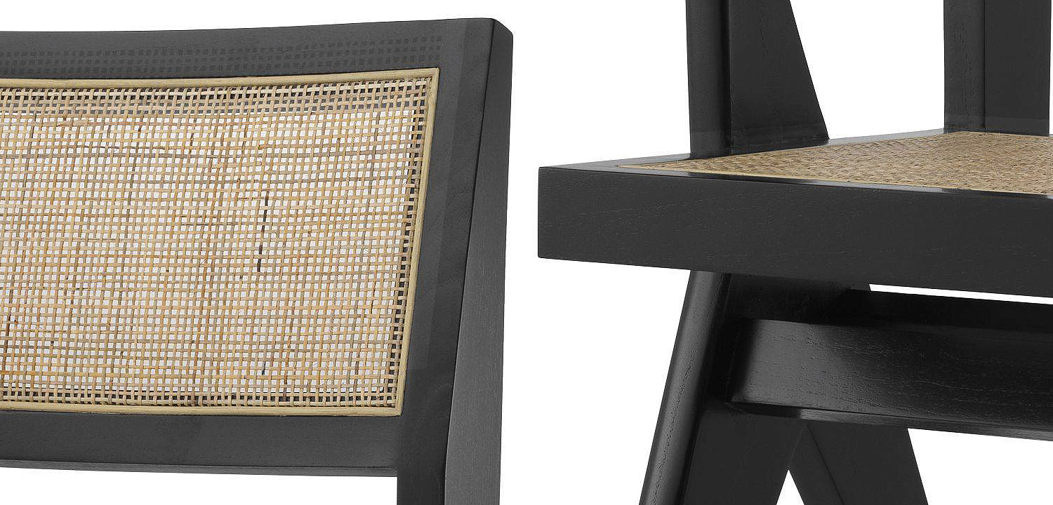 Стул Eichholtz Chair Niclas With Desk black Стул Eichholtz Chair Niclas With Desk black - Loft-Concept в Грозном