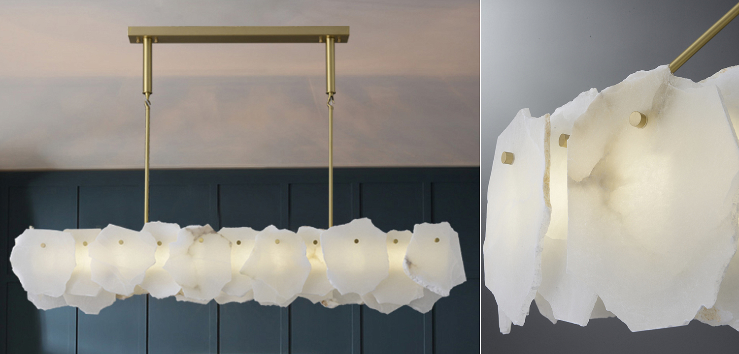 Люстра Lucretia Marble Rectangular Chandelier Люстра Lucretia Marble Rectangular Chandelier - Loft-Concept в Грозном
