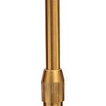 Торшер с мраморным столиком и золотым плафоном Ezio Floor Lamp варинант исполнения - 3 | Loft Concept в Грозном