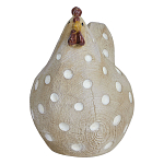 Статуэтка курица с текстурной поверхностью бежевого цвета Rustic Chicken варинант исполнения - 1 | Loft Concept в Грозном