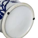 Ваза с крышкой и синим цветочным узором Blue & White Ornament  варинант исполнения - 4 | Loft Concept в Грозном