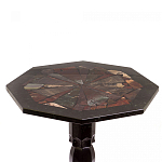 Кофейный стол из натуральных камней Змеевик и Яшма Natural Stone Tables варинант исполнения - 12 | Loft Concept в Грозном