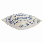Чехол на подушку с узором в этно-стиле Blue Ikat варинант исполнения - 1 | Loft Concept в Грозном