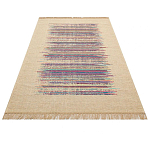 Ковер с геометрическим узором из комбинированного состава Full rhythm варинант исполнения - 3 | Loft Concept в Грозном