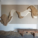 Декор настенный в Эко стиле Малибу wall panel Malibu Abstraction варинант исполнения - 1 | Loft Concept в Грозном