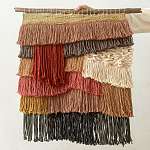 Текстильное Панно с бахромой варинант исполнения - 2 | Loft Concept в Грозном
