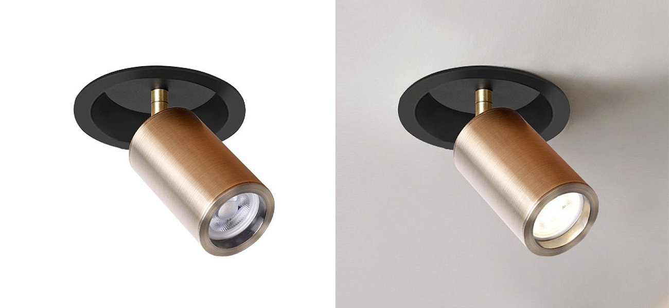Встраиваемый поворотный спот Modern Spot Brass Встраиваемый поворотный спот Modern Spot Brass - Loft-Concept в Грозном