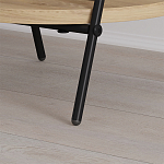 Стол приставной с 2-мя круглыми столешницами из дерева ESSEL OAK варинант исполнения - 2 | Loft Concept в Грозном