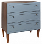 Комод серый из массива бука с 3-мя ящиками Wenge Light варинант исполнения - 1 | Loft Concept в Грозном