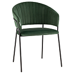 Стул в велюре зеленого цвета Horizon варинант исполнения - 1 | Loft Concept в Грозном