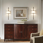 Бра вертикальное с белым полукруглым плафоном и длинным стержнем S Kichler варинант исполнения - 15 | Loft Concept в Грозном