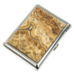 Портсигар с газовой зажигалкой из натурального камня Оникс Stone Cigarettes Cases варинант исполнения - 6 | Loft Concept в Грозном