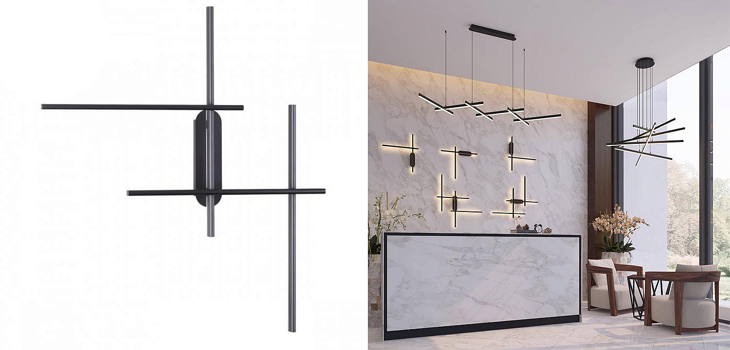 Бра Rolf Four Black Lines Бра Rolf Four Black Lines - Loft-Concept в Грозном