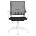 Офисное кресло с основанием из белого пластика Desk chairs Black варинант исполнения - 2 | Loft Concept в Грозном