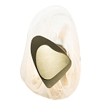 Бра овальное из стекла с золотым элементом Flow Texture  варинант исполнения - 4 | Loft Concept в Грозном