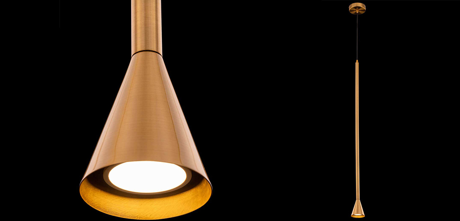 Подвесной светильник Austere gold Подвесной светильник Austere gold - Loft-Concept в Грозном
