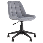 Мягкое компьютерное кресло Plushe Grey варинант исполнения - 1 | Loft Concept в Грозном