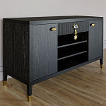 Комод-буфет Elsa Dreams Black с открытыми полками   варинант исполнения - 2 | Loft Concept в Грозном