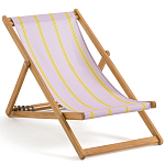 Шезлонг из акации и ткани Argentina варинант исполнения - 2 | Loft Concept в Грозном