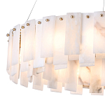 Люстра круглая декорированная натуральным камнем Stone Interior Accent варинант исполнения - 3 | Loft Concept в Грозном