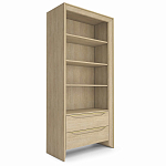  Стеллаж 2 ящика 4 открытые полки Flowchart 90 см варинант исполнения - 2 | Loft Concept в Грозном