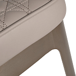 Стул барный светло-серый из экокожи Spectacular High Bar Stool варинант исполнения - 5 | Loft Concept в Грозном