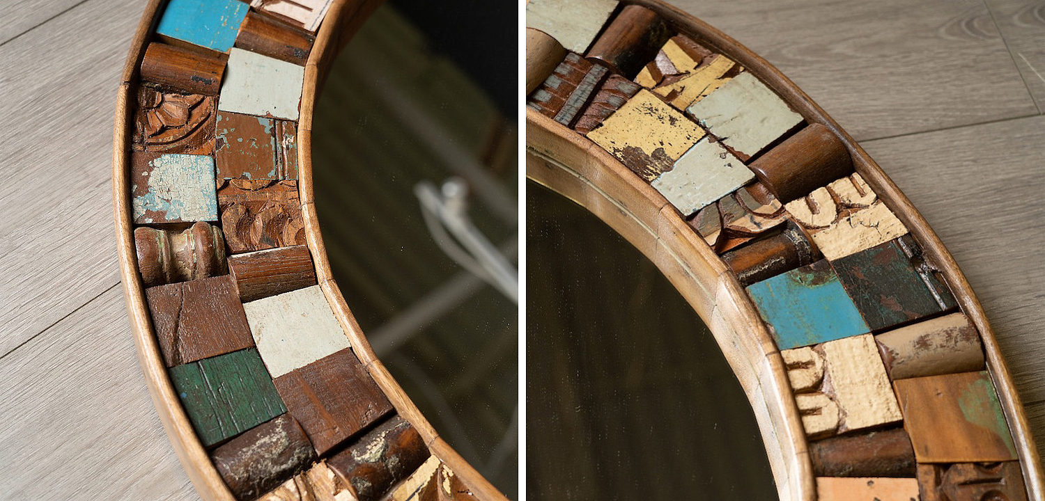 Зеркало Antique Wood Mirror Зеркало Antique Wood Mirror - Loft-Concept в Грозном