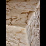 Торшер прямоугольный из натурального камня Calcite Geometry варинант исполнения - 10 | Loft Concept в Грозном