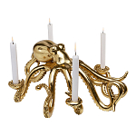 Большой Подсвечник золотой Осьминог Gold Octopus Candlestick  варинант исполнения - 1 | Loft Concept в Грозном