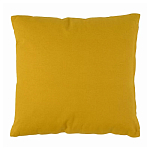 Подушка декоративная хлопковая горчичного цвета с абстрактным принтом Elysian Flow Sunset варинант исполнения - 2 | Loft Concept в Грозном