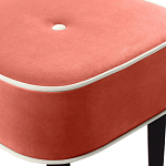 Квадратный мягкий пуф на черных ножках Winton Pouf Square варинант исполнения - 16 | Loft Concept в Грозном