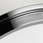 Потолочный светильник для ванных комнат цвета хром с вытянутым плафоном из молочного стекла Feiss варинант исполнения - 4 | Loft Concept в Грозном