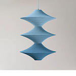 Подвесной вязаный голубой светильник «Звезда Востока 03» варинант исполнения - 1 | Loft Concept в Грозном