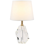 Настольная лампа с основанием из хрусталя Manlio Crystal Lampshade Table Lamp варинант исполнения - 1 | Loft Concept в Грозном