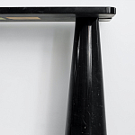 Консоль чёрная на 2-х конусообразных ножках Eros варинант исполнения - 3 | Loft Concept в Грозном