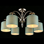 Люстра потолочная Nikoletta с бирюзовым плафоном варинант исполнения - 1 | Loft Concept в Грозном