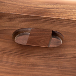 ТВ-тумба из массива ореха Robinett Wooden TV Stand варинант исполнения - 6 | Loft Concept в Грозном