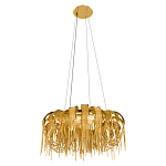 Люстра круглая подвесная с металлическими дугами и длинными цепочками 80 см Atlantis Chain варинант исполнения - 12 | Loft Concept в Грозном