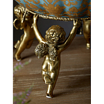 Чаша с орнаментом на бронзовых ножках в виде ангелов Eden Garden варинант исполнения - 7 | Loft Concept в Грозном