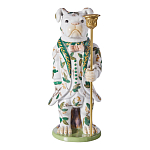 Подсвечник в виде собачки из фарфора с бронзовыми элементами Eden Garden варинант исполнения - 4 | Loft Concept в Грозном