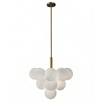 Люстра круглая со стеклянными сферами Maleficent варинант исполнения - 4 | Loft Concept в Грозном