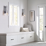 Бра с плафоном в форме колокола из прозрачного стекла с пузырьками Feiss варинант исполнения - 6 | Loft Concept в Грозном